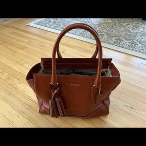 Authentic Coach Legacy Medium Candace Carryall Leather (Brown)